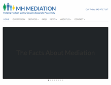 Tablet Screenshot of mhmediation.com